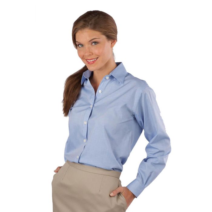 Edwards Ladies' Pinpoint Oxford Long ...