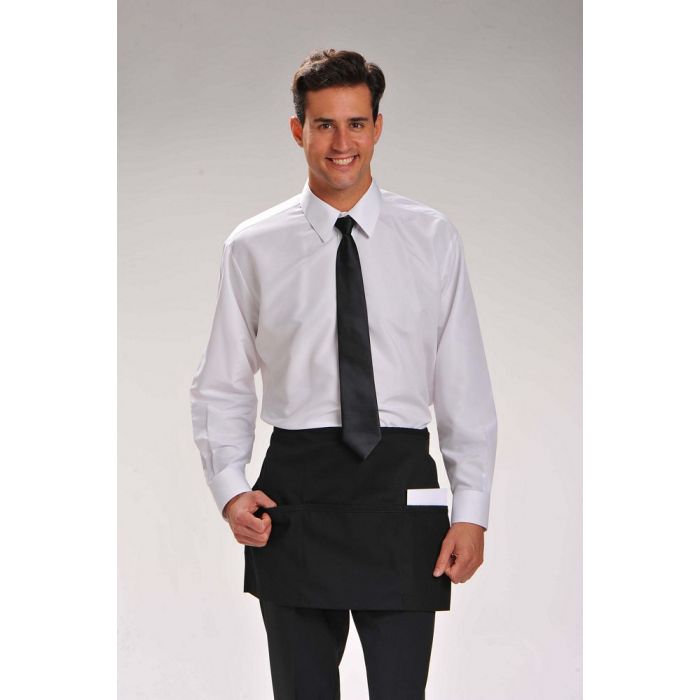 1 new black server apron 3 pocket waist waiter waitress tip apron restaurant 