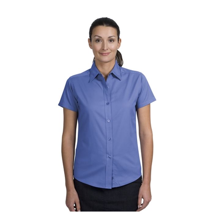 Ladies' Short Sleeve Easy Care Shirt Restaurant Uniform - Quality ...