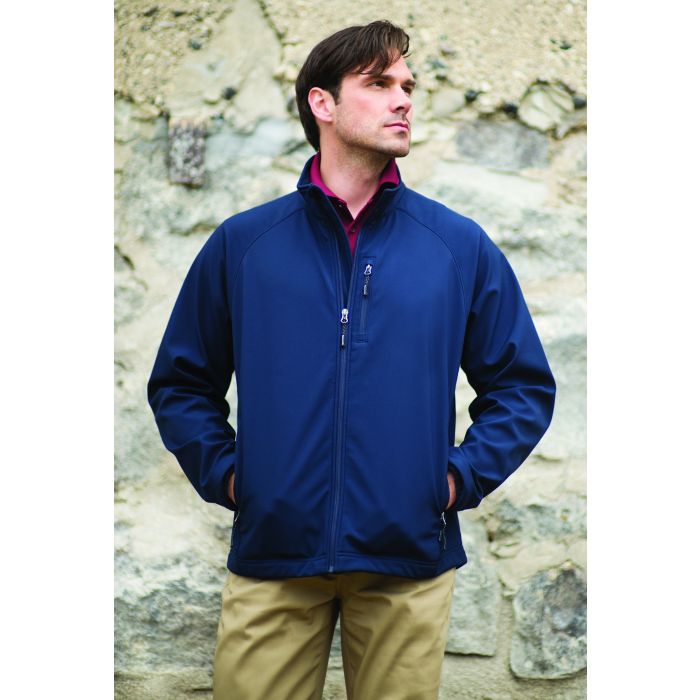 North End Men's Three-Layer Fleece Bonded Soft Shell Technical Jacket
