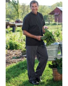 Traditional Chef Pants with 2" Elastic Waist