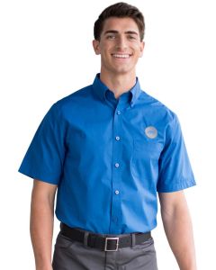 Edwards Men's Short Sleeve Stretch Poplin Shirt