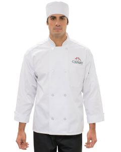 Edwards Unisex 8 Button Long Sleeve Chef Coat