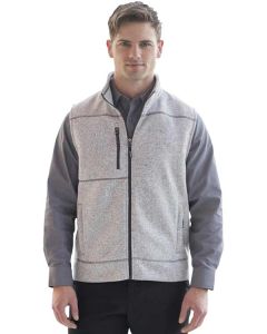 Edwards Men's Sweater Knit Fleece Vest with Pockets