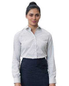 Edwards Ladies' Long Sleeve Pinpoint Oxford