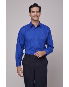 Men's Easy Care Stretch Poplin Long Sleeve Shirt
