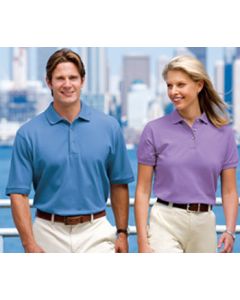 Men's Short Sleeve Pique Polo Shirt - K-420