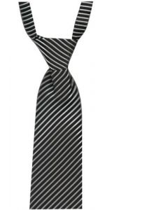 Monaco Banded Thin Stripe- Black/Grey