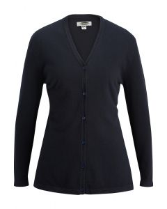 Edwards Ladies' V-Neck Fine Gauge Long Cardigan Sweater
