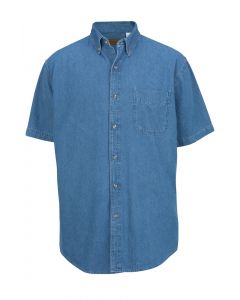 Edwards Men's Short Sleeve Denim Shirt