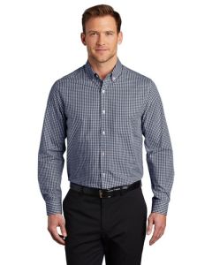 Men's Broadcloth Gingham Check Shirt