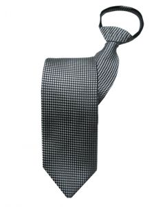 Zipper Tie- Houndstooth