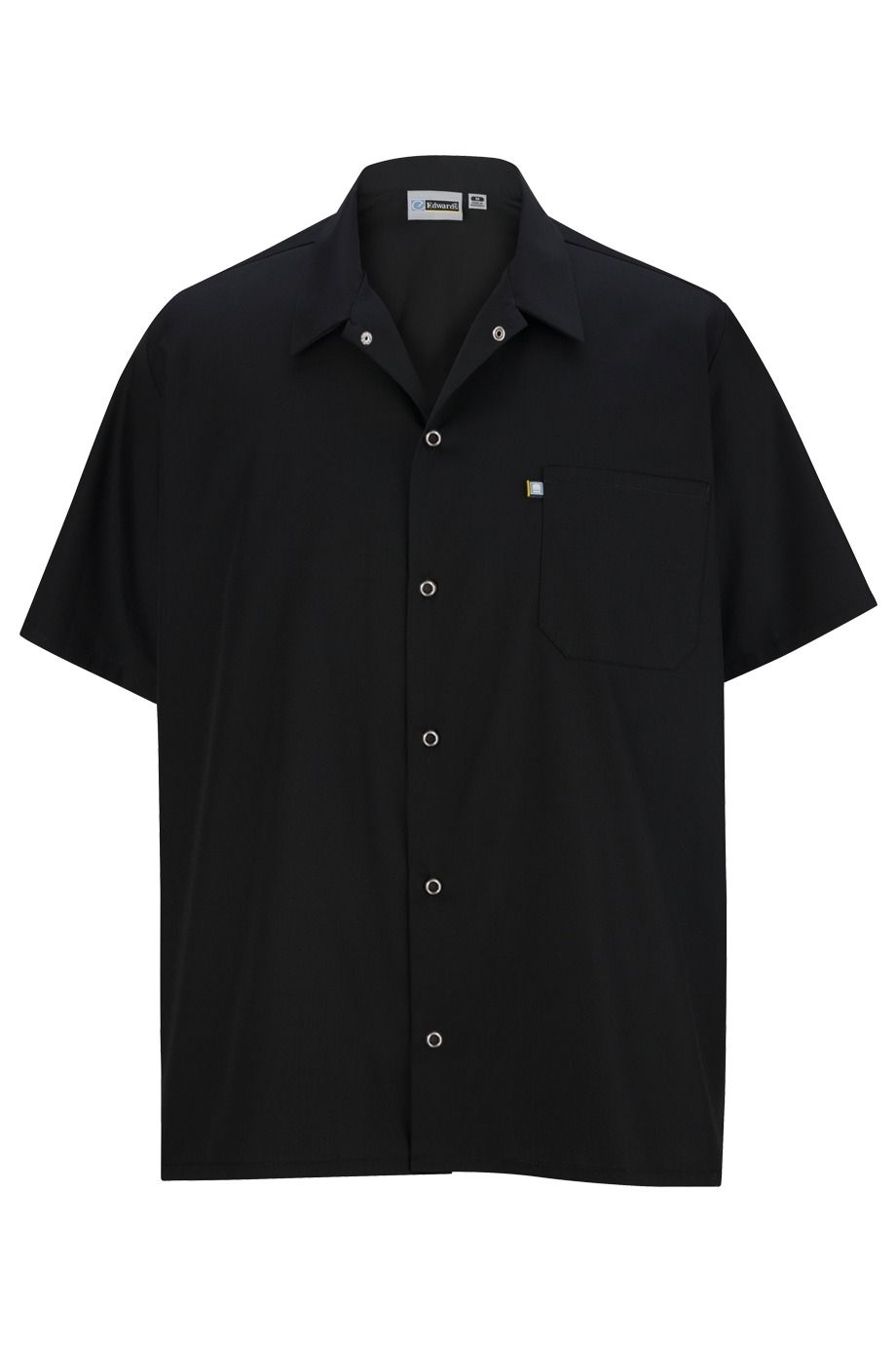 Cook Shirt Short Sleeve Button Front Unisex 
