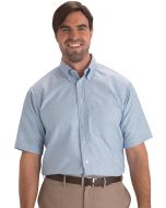Men's Relaxed Fit Oxford Short Sleeve Dress shirt - 1027