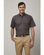Men's Short Sleeve Easy Care Poplin Shirt