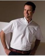 Men's Short Sleeve Banded Collar Dress Shirt - 2073SS