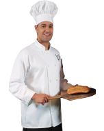 Edwards Unisex Long Sleeve Chef Coat with 10 Knot Buttons