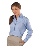 Edwards Ladies' Pinpoint Oxford Long Sleeve Button Down Dress Shirt