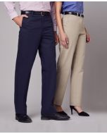 Ladies' Classic Fit Flat Front Chino Pants