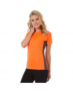 Ladies' Moisture Wicking Color Block Jersey Knit T-Shirt