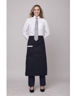 Unisex Two Patch Pocket Bistro Apron Restaurant Uniform