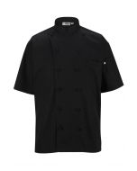 Edwards Unisex 12 Button Short Sleeve Chef Coat with Mesh
