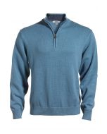 Edwards Unisex Quarter-Zip Cotton Blend Sweater