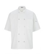 Edwards Unisex 10 Button Short Sleeve Chef Coat