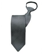 Zipper Tie- Houndstooth